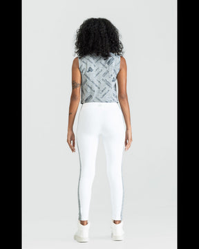 Legging Malha Essentials Branco Labellamafia