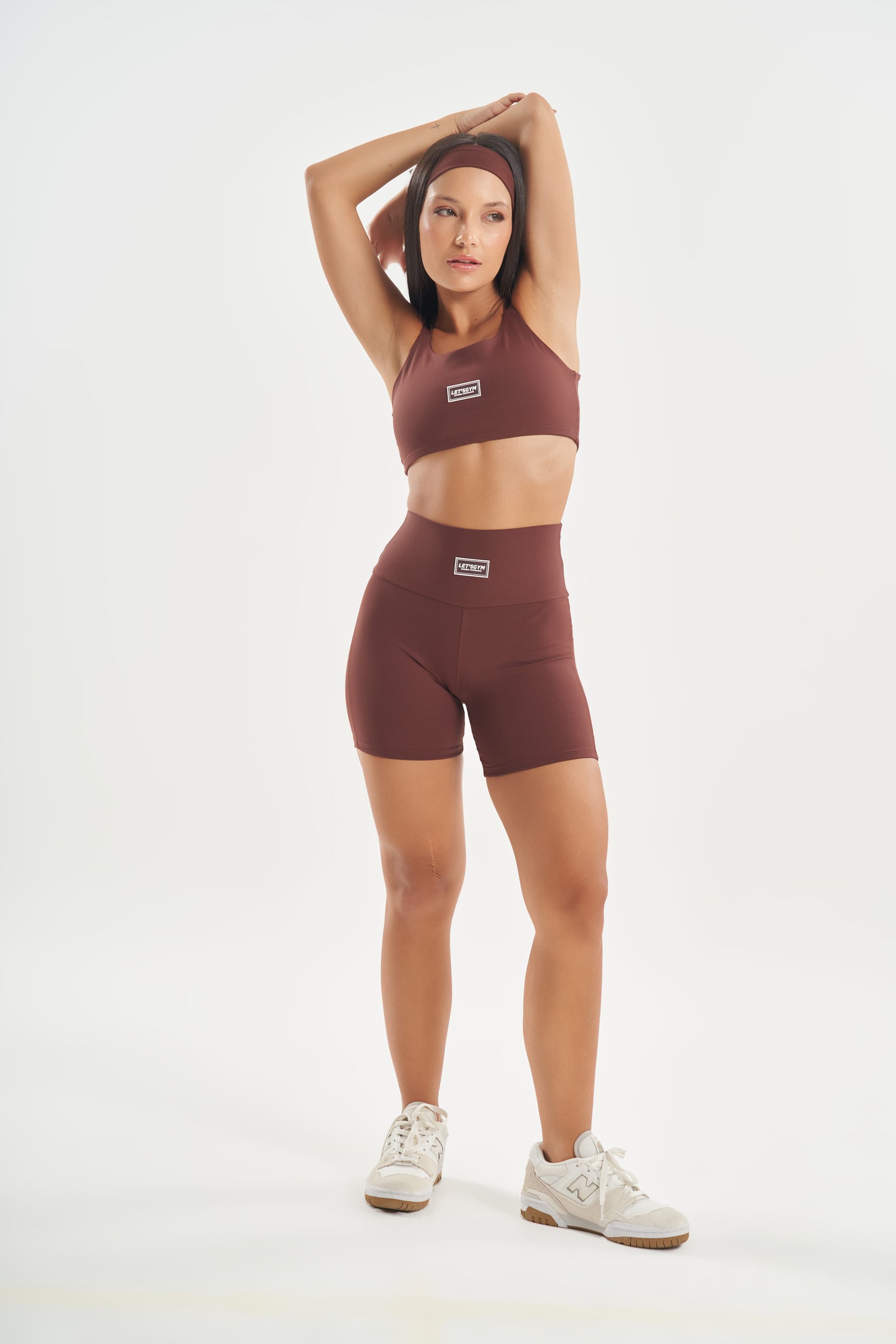 Top Basic Colors Marrom Lets Gym