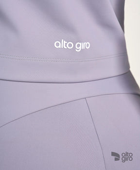 Jaqueta Ajustada Com Refletivos Cinza Alto Giro