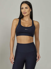 Top Alta Sustentação Nadador Essential Preto Run More