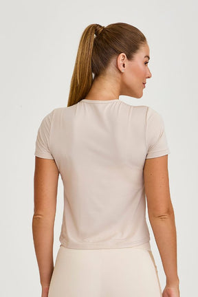 Blusa Blocksun Dry Assimetrica Off White Caju Brasil