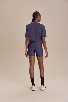 Blusa Jacquard Tela LIVE! Azul