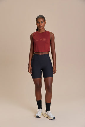 Regata Cropped LIVE! Comfort Vermelho