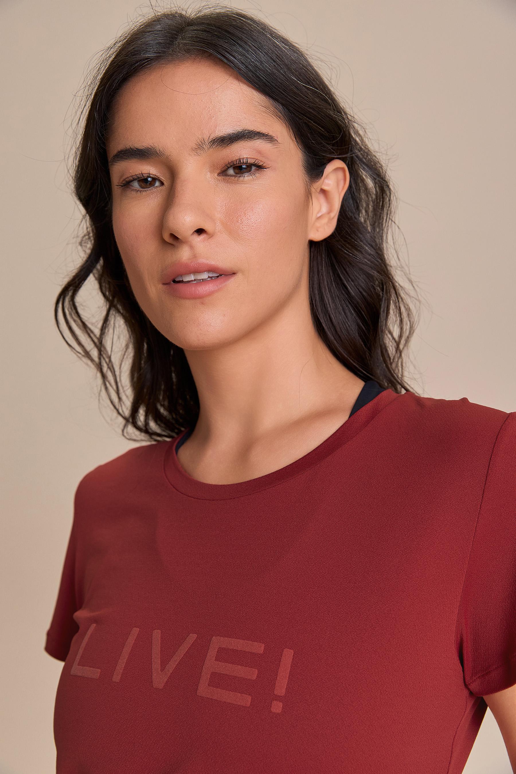 Camiseta LIVE! Comfort Vermelho