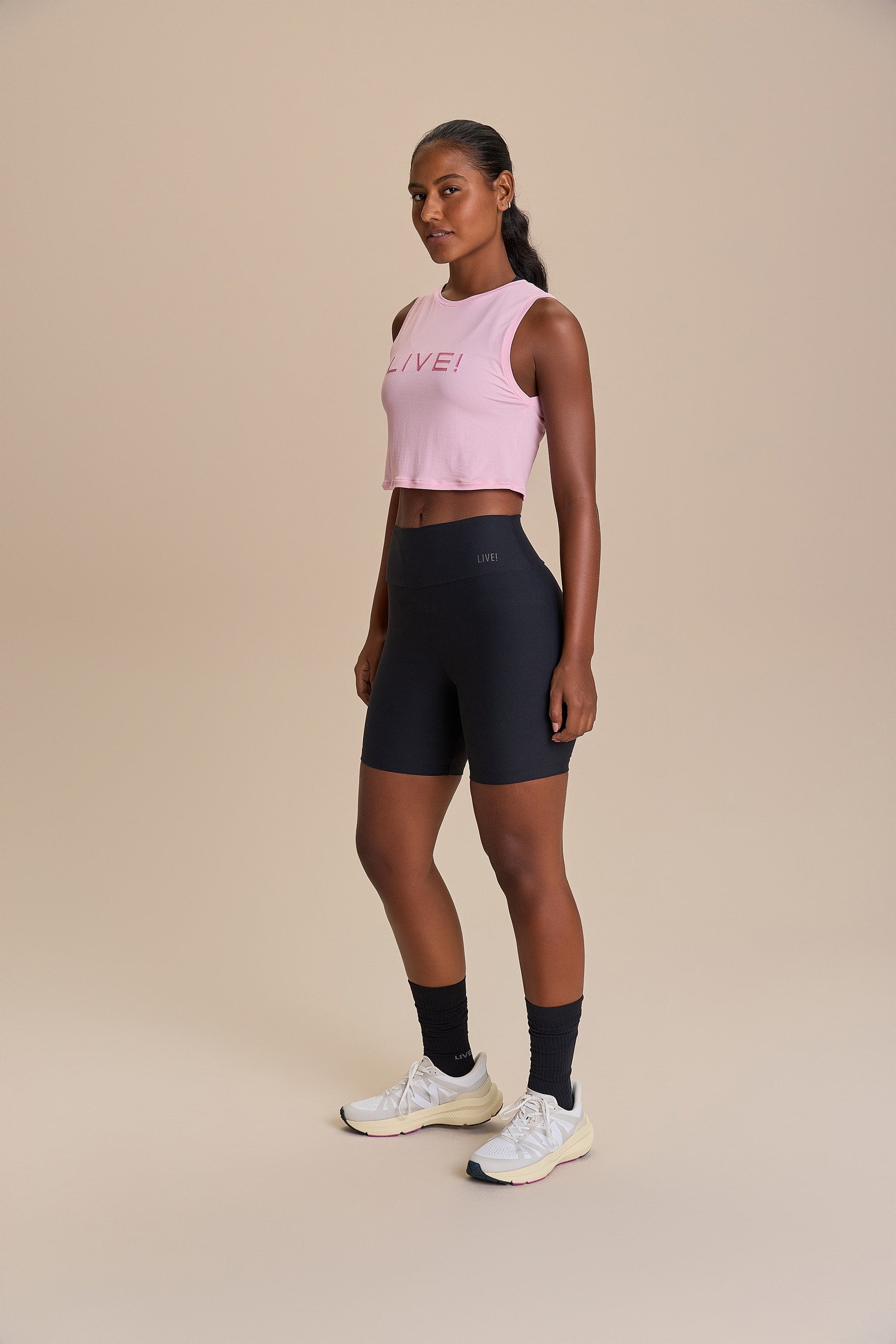 Regata Cropped LIVE! Comfort Rosa
