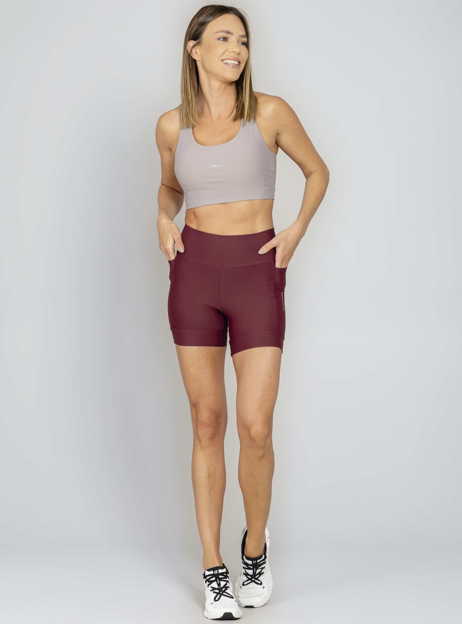 Bermuda Com Bolso Bordo Run More