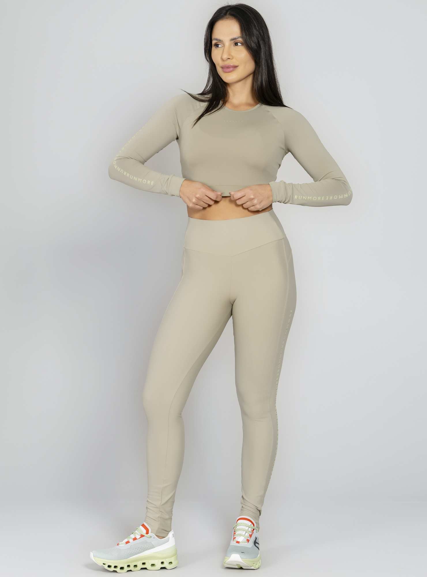 Blusa Manga Longa Verde Run More