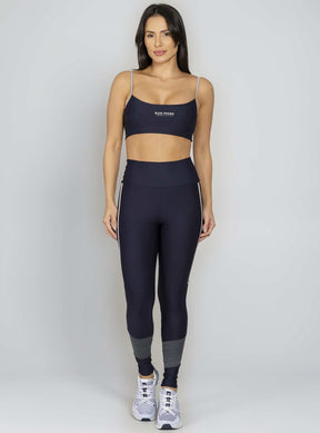 Top Leve Sustentação Preto Run More