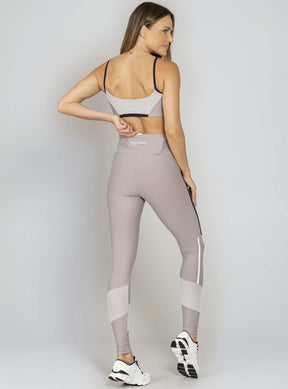 Legging Cintura Alta Cinza Run More