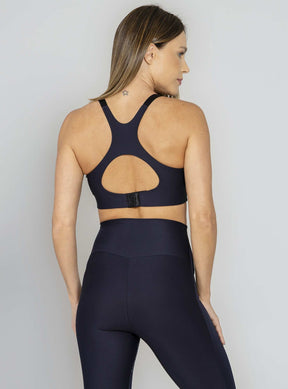 Top Máxima Sustentação Preto Run More