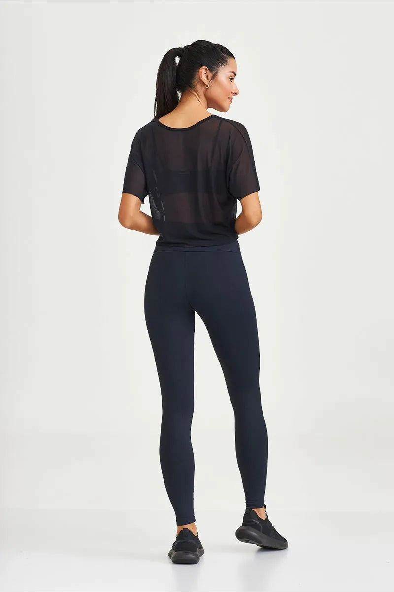 Cropped Tela Classico Preto Caju Brasil