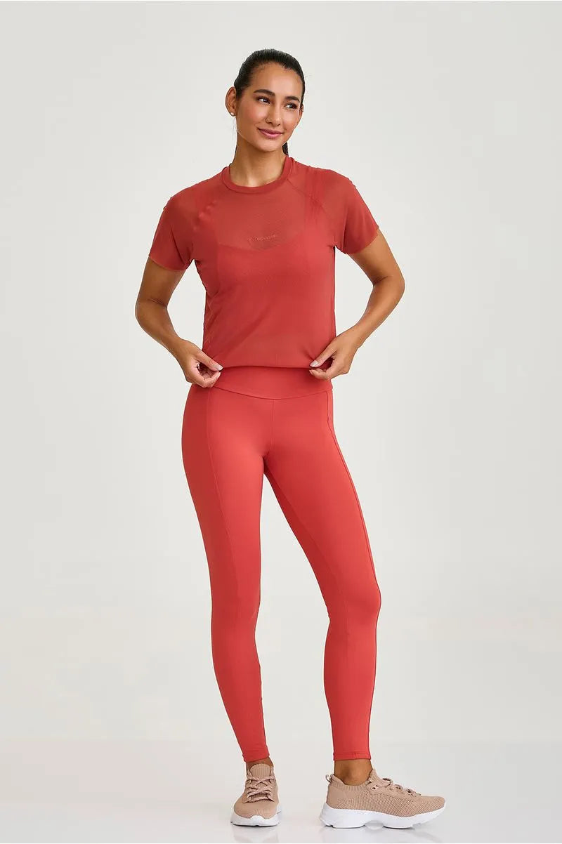 Blusa de Tule Marrom Páprica Caju Brasil
