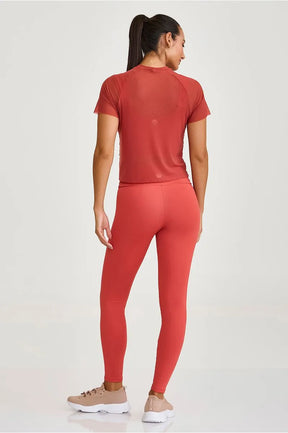 Blusa de Tule Marrom Páprica Caju Brasil