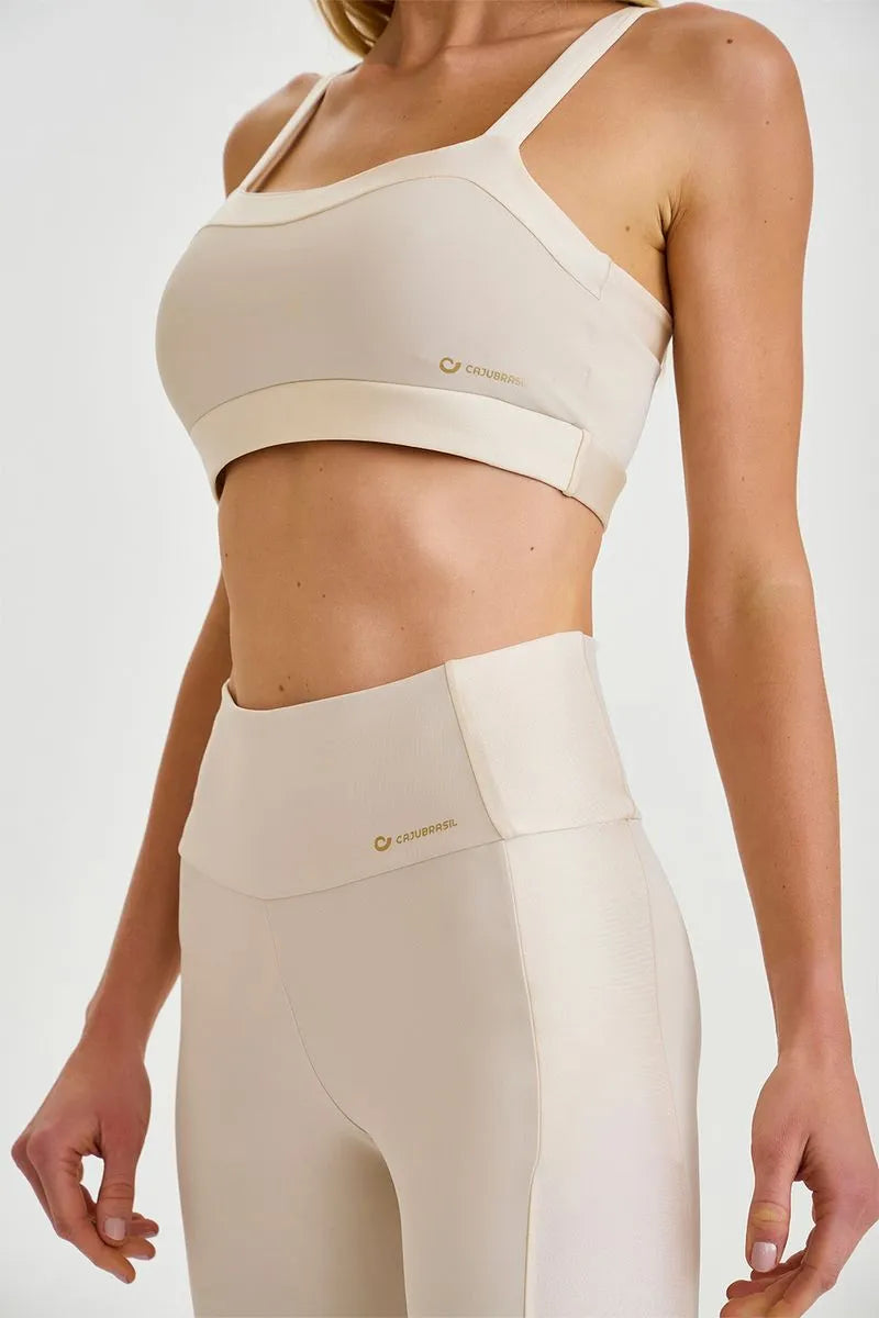 Top Pro Com Brilho Off White Caju Brasil