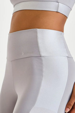 Legging Pro Com Brilho Cinza Cromo Caju Brasil