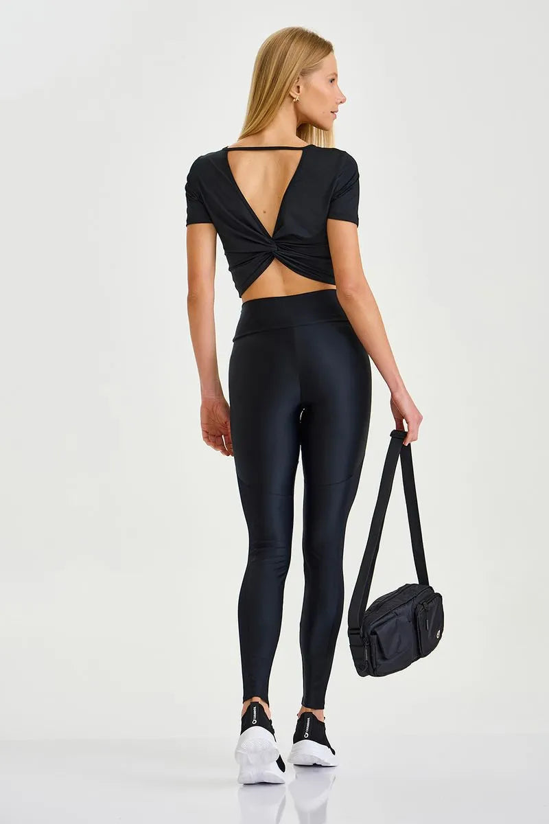 Cropped Blocksundry Torcido Nas Costas Preto Caju Brasil