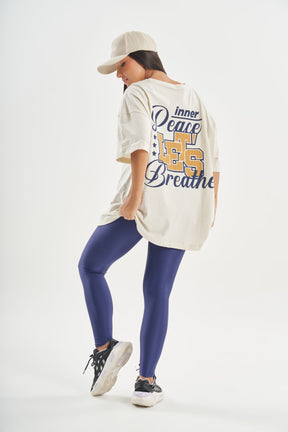 Camiseta Oversized Shades Off White Lets Gym