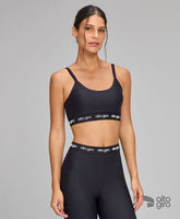 Top Elastico Ag Costas Cruzadas Preto Alto Giro