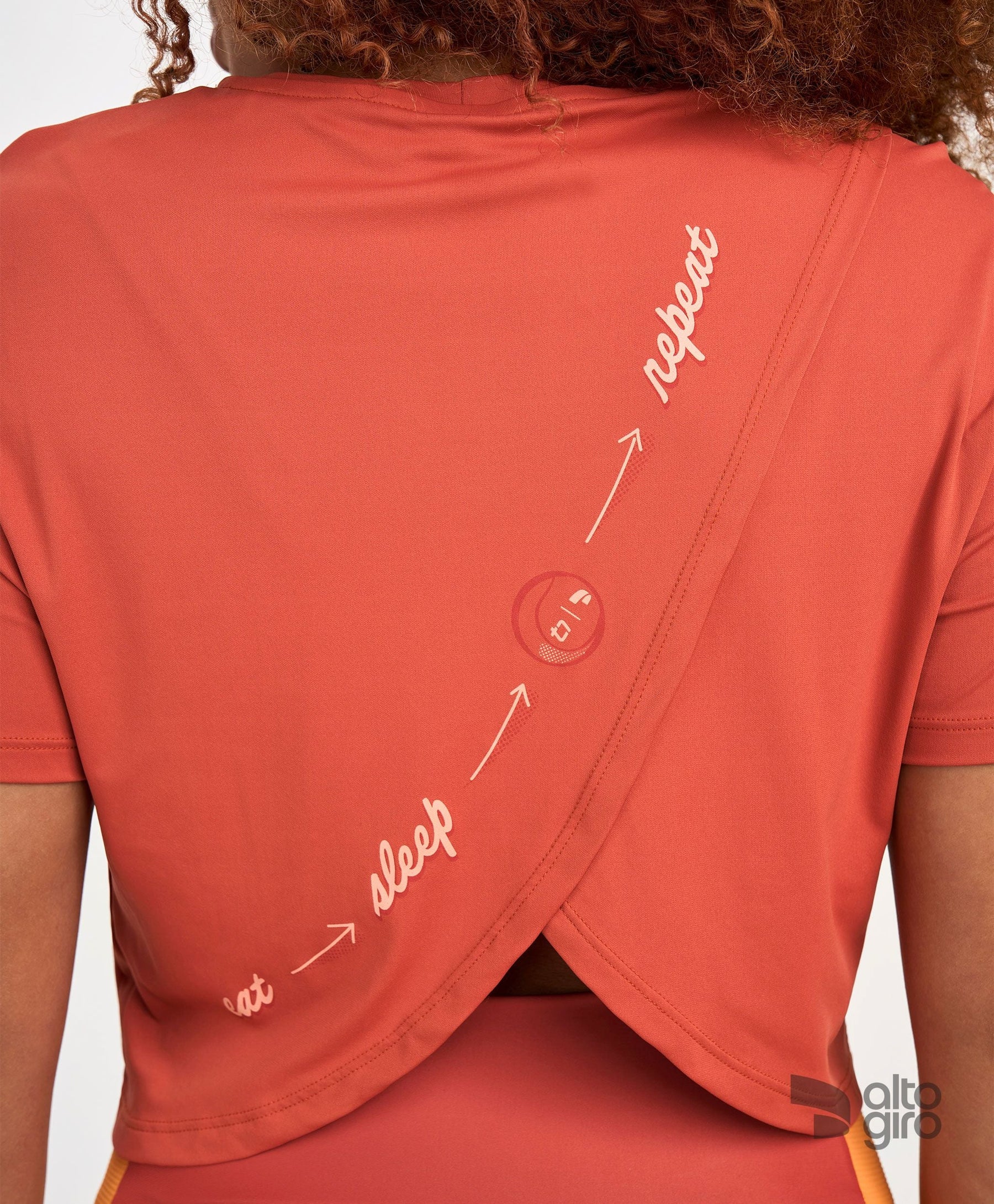 T-shirt Tulipa Tn AG Laranja Queimado Alto Giro
