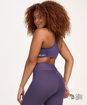Top Costas Nadador Essential Roxo Velvet Alto Giro