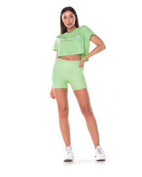 Shorts Embaixadora Verde Menta Vestem