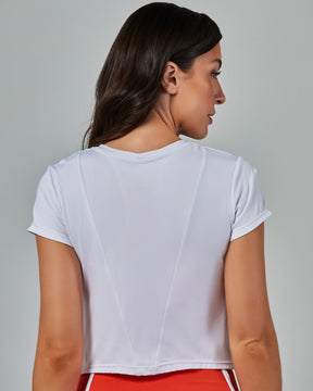 Blusa Manga Curta Dry Fit Move Branco Vestem
