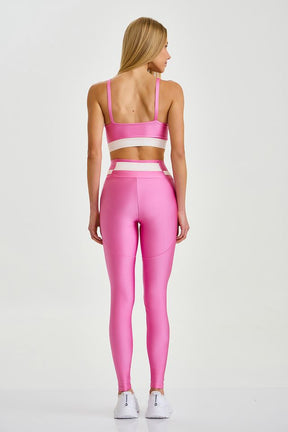 Legging Atlanta Com Passante Para Blusa Rosa Caju Brasil