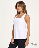 Regata Eterna Gola Redonda Branco Alto Giro
