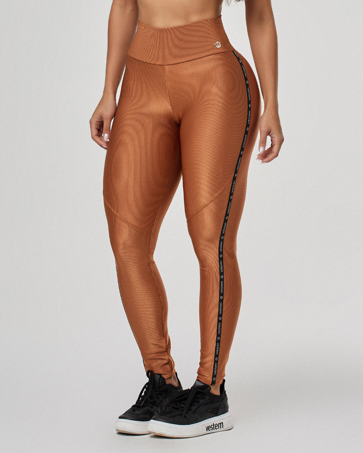 Legging Fusô Hype Marrom Conhaque Vestem