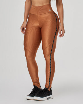 Legging Fusô Hype Marrom Conhaque Vestem
