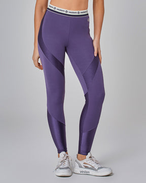 Legging Fusô Cós Elástico Bounce Roxo Vestem