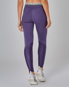 Legging Fusô Cós Elástico Bounce Roxo Vestem