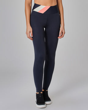 Legging Fusô Tricolor Motion Preto Vestem