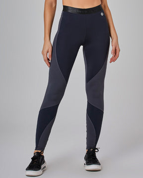 Legging Fusô Bicolor Prime Preto Vestem