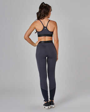 Legging Fusô Bicolor Prime Preto Vestem