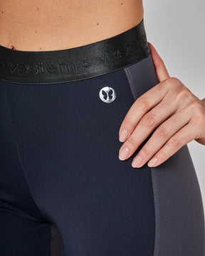 Legging Fusô Bicolor Prime Preto Vestem