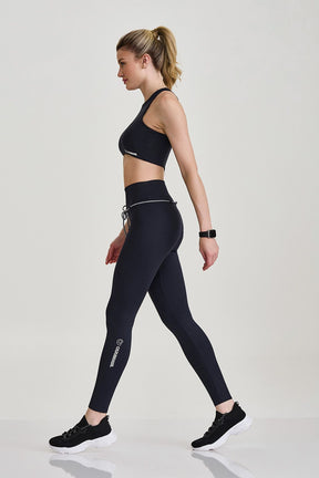 Legging Com Cadarço Preto Caju Brasil