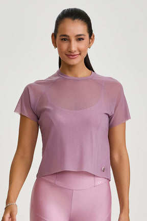 Blusa De Tule Malva Caju Brasil