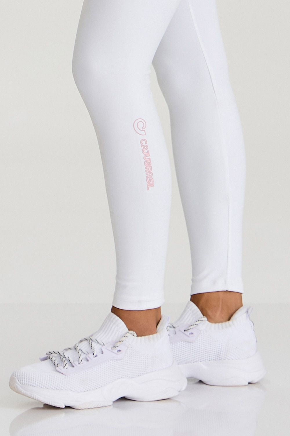 Legging Com Cadarço Branco Caju Brasil
