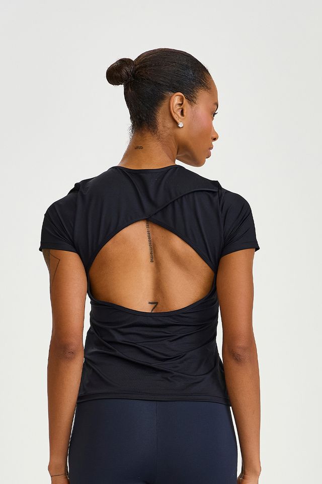 Blusa Nt Dry Com Abertura Preto Caju Brasil