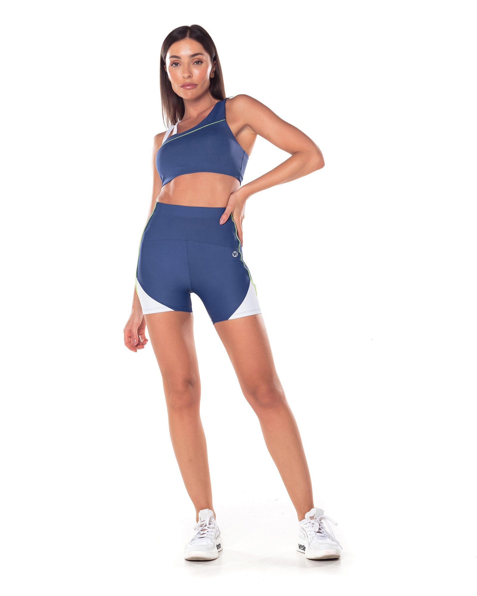 Shorts Com Friso Astra Azul Jeans Vestem