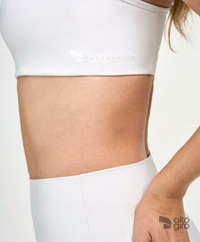 Top Costas Nadador Essential Off White Alto Giro