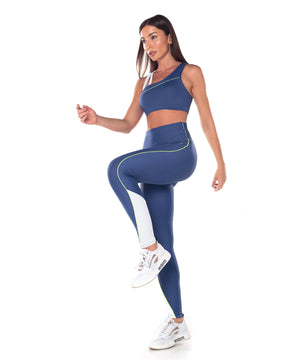 Top Assimetrico Astra Azul Jeans Vestem