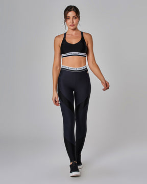 Legging Fusô Cós Elástico Bounce Preto Vestem