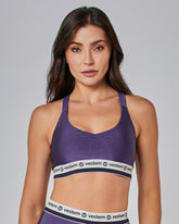 Top Média Sustentação Bounce Roxo Vestem