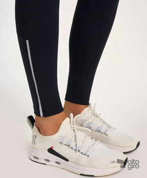 Legging Laser Bolso E Refletivos Preto Alto Giro