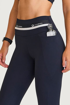 Legging Pro Com Elástico No Cos e Bolso Preto Caju Brasil