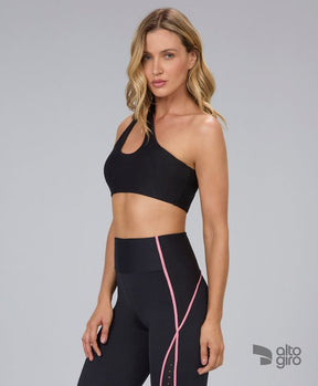 Top Versatil Frente e Costas Preto Alto Giro