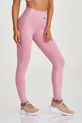 Legging Pro Essencial Rosa Quartzo Caju Brasil