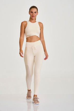 Top Cropped Nakay Barra Assimetrica Off White Caju Brasil